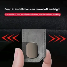 Car Seat Hook Passenger Storage Box Hook Metal Hook Suitable For High Load Capacity Luxury Velvet Large Capacity Car Handbag Hook - A - View 4