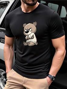 Men T-Shirts - Black - View 6