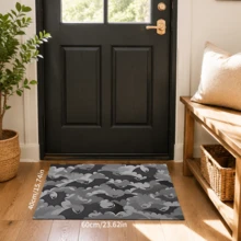 1pc Bat Pattern Printed Diatomaceous Earth Kitchen Mat, Absorbent Kitchen Floor Mat, Kitchen Rug, Long Strip Foot Mat, Sink Front Mat, Suitable For Kitchen, Bathroom, Entryway, Hallway, Laundry Room And Home Decor - Multicolor - View 13