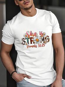 Men T-Shirts - 白色 - 查看 1