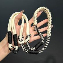 Tali Selempang Lebar Anyaman Tangan Warna-Blok Premium yang Dapat Dilepas, Tali Selempang Anti-Pencurian Tahan Lama untuk Tas, Kotak Kamera, Kotak Ponsel, Tali Pengaman Anti-Hilang untuk Aktivitas Luar Ruangan - MultiWarna - View 6