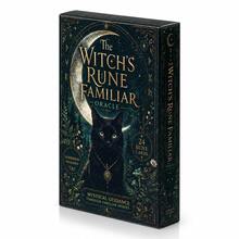 The Witch's Rune Familiar Oracle Deck With 24 Rune Cards And Guidebook Mystical Animal Spirit Divination Cards Inspired By Elder Futhark For Intuition Meditation Reflection Spiritual Guidance Rune Beginners And Oracle Readers - Navy Blue - View 5