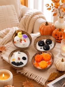 Halloween Pumpkin Scented Candle Gift, Aromatherapy Decor, Home Decoration, Party Decoration - A - View 3
