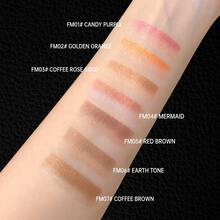 FOMIX Dual-Color Eyeshadow Stick, Pearlescent Shiny High Pigment Eye Makeup Pen, One-Stroke Dual-Color Gradient, Smooth And Easy-To-Blend Formula, Quick Application, Suitable For Beginners, Long-Lasting Eyeshadow, Suitable For Daily Makeup And Party - Golden Orange - View 3