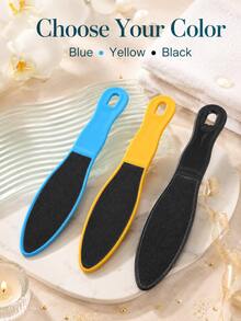 Foot File Pedicure Tool, Manual Heel Rasp, Foot Care Callus Remover, Ergonomic Handle, Black Matte Foot Brush, Heel Care Tool, Suitable For Home SPA Bathroom, Portable Travel Beauty Accessory, Self-Care Gift - Multicolor - View 7