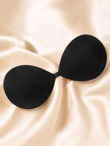 2/4pcs Women's Strapless C Cup Push-Up Adhesive Invisible Bra, Reusable Sticky Back Breast Pads, Suitable For Backless Dresses - Multicolor - View 7