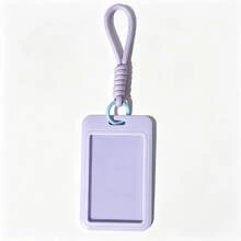 Bus Card Campus Card ID Badge Access Card Meal Card ID Card Lanyard Wrist Strap Anti-Loss Macaron INS Card Holder Keychain Document Protector Lanyard Dopamine Transparent Fashion Card Holder Back To School Essential - Rectangle - View 17