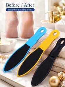 Foot File Pedicure Tool, Manual Heel Rasp, Foot Care Callus Remover, Ergonomic Handle, Black Matte Foot Brush, Heel Care Tool, Suitable For Home SPA Bathroom, Portable Travel Beauty Accessory, Self-Care Gift - Multicolor - View 9