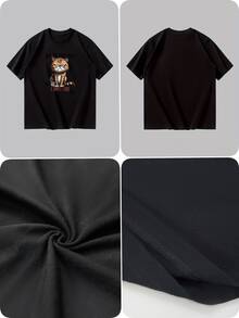 Camisetas de hombre - Negro - Ver 4