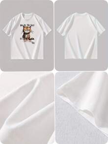 Men T-Shirts - 白色 - 查看 4