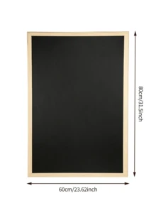 1pc Wooden‑Framed Message Board, Dual‑Use For Tabletop Display And Wall Mounting, Erasable Wall‑Mount Chalkboard, Multi‑Functional Memo Board, Suitable For Home, Office, Study And Classroom - one-size - View 10