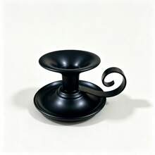 Christmas Wedding Candle Holder Black/Gold With Drip Tray Curved Handle Halloween Table Centerpiece Home Decor Ornament - Multicolor - View 14