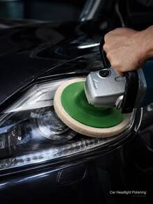 4pcs 4-Inch Thick Pure Wool Polishing Pads, 100mm Wear-Resistant Wool Polishing Disc, Stable Installation, Suitable For Angle Grinder, Used For Car Headlights, Paint, Marble, Glass, Ceramic, Metal, Wood Floor Polishing, Rust Removal And Cleaning - A - View 3