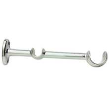 Suporte Duplo Alongado Para Varão De Cortina 28mm E 19mm Alumínio Maciço Cromado Luxo Unidade Bella Arte Acompanha Buchas E Parafusos Alta Resistência Fácil Instalação Ideal Para Cortina Com Blackout E Voil Acabamento Premium - 1PC - Visão 7