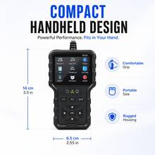 V510 OBD2 Car Diagnostic Scanner Professional Engine Fault Code Reader Live Data OBDII Scan Tool - Black - View 2