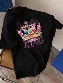 Men T-Shirts - 黑色 - 查看 5