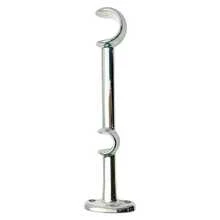 Suporte Duplo Alongado Para Varão De Cortina 28mm E 19mm Alumínio Maciço Cromado Luxo Unidade Bella Arte Acompanha Buchas E Parafusos Alta Resistência Fácil Instalação Ideal Para Cortina Com Blackout E Voil Acabamento Premium - 1PC - Visão 5
