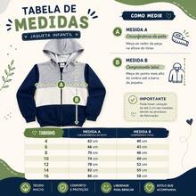 Jaqueta Infantil Masculina Moletom Com Capuz e Zíper Casaco Menino Inverno Confortável - Cinza - Visão 4