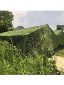 1pc Camouflage Sunshade Net, Lightweight And Durable, Suitable For Yard, Garden, Outdoor Decoration, Jungle Hunting, Concealment Shooting, Camping, Photography And More - Jungle Camouflage - View 4