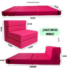 Futons - Rosa - Visualizzare 2