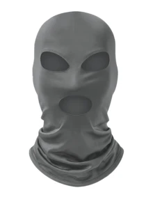 1pc Solid Color Universal 3-Hole Breathable Balaclava Head Mask, Seamless Sun Protection Head Cover, Suitable For Outdoor Sun Protection, Quick-Drying, Cycling, Hiking, Skiing, Running, Fishing, Climbing And Other Outdoor Activities - Multicolor - View 11