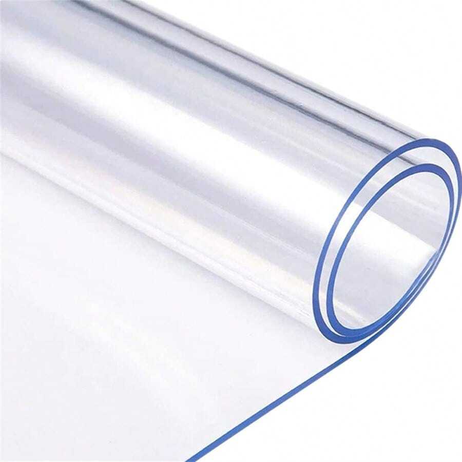 Rectangular Clear Table Cover Protector | 1.0mm Thick Vinyl | High Quality PVC For Dining & Office