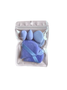 6Pcs Value Makeup Puff Set, Mini Beauty Sponge & Finger Cushion Puff Combo, Back To School Essential Cosmetic Tool,Multiple Colors Available - Multicolor - View 19