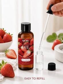 100ml/30ml Strawberry Scented Essential Oil, Long-Lasting Air Freshener Fragrance, Suitable For Making Aromatherapy And Using With Aromatherapy Diffusers - Strawberry Essential Oil - View 9