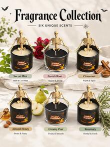 Halloween Pumpkin Scented Candle Gift, Aromatherapy Ornament, Home Decor, Party Decoration - A - View 5