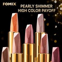 FOMIX Dual-Color Eyeshadow Stick, Pearl Shimmer High Pigment Eye Makeup Pencil, One-Stroke Dual-Color Gradient, Smooth Blendable Formula, Quick Application, Suitable For Beginners, Long-Lasting Eyeshadow, Suitable For Daily And Party Looks - Coffee Brown - View 4