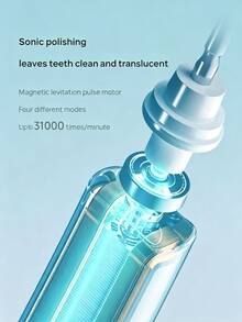 Lenovo A1PRO  Electric Toothbrush, 4 Cleaning Modes + Sensitive Gum Care Brush Head, Magnetic Levitation  Toothbrush, High-Frequency Vibration Cleaning, Multi-Mode Sensitive Settings, Suitable For Student Oral Care - Multicolor - View 3