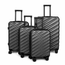 Tillgänglig med 18/20/24/28-tums ABS-hjul; 18-tums hjul finns för handbagage; avtagbara rullväskor finns också tillgängliga - Mörkgrå - Visa 3