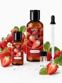 100ml/30ml Strawberry Scented Essential Oil, Long-Lasting Air Freshener Fragrance, Suitable For Making Aromatherapy And Using With Aromatherapy Diffusers - Strawberry Essential Oil - View 1
