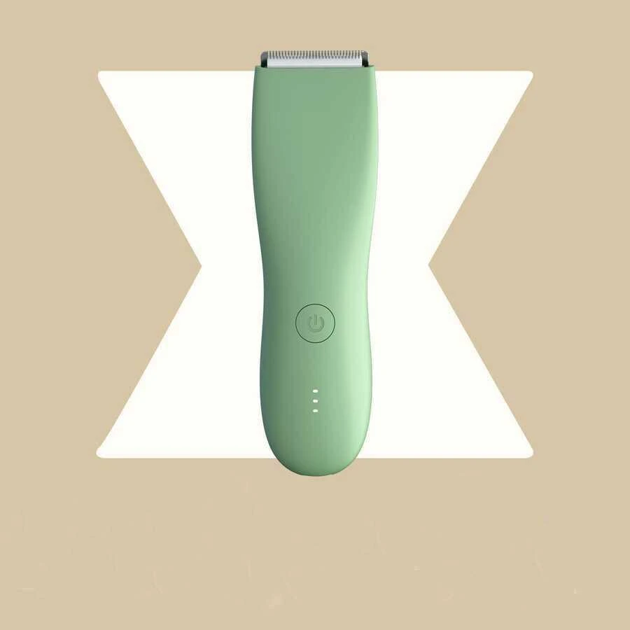 Recortadora de vello corporal eléctrica para mujer, afeitadora de bikini recargable por USB sin dolor, depiladora para mujer impermeable IPX6, adecuada para axilas, piernas, rostro y áreas íntimas, herramienta de cuidado personal portátil, uso diario en el hogar