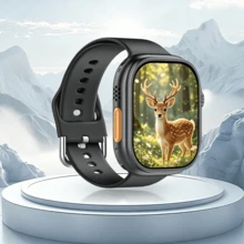 ZhiKexing 2.01英寸全屏金属机身智能手表，兼容iOS和安卓手机，支持通话/拨号，多种运动模式/海量表盘/内置游戏/AI语音控制/男女通用运动手表 - 查看 10
