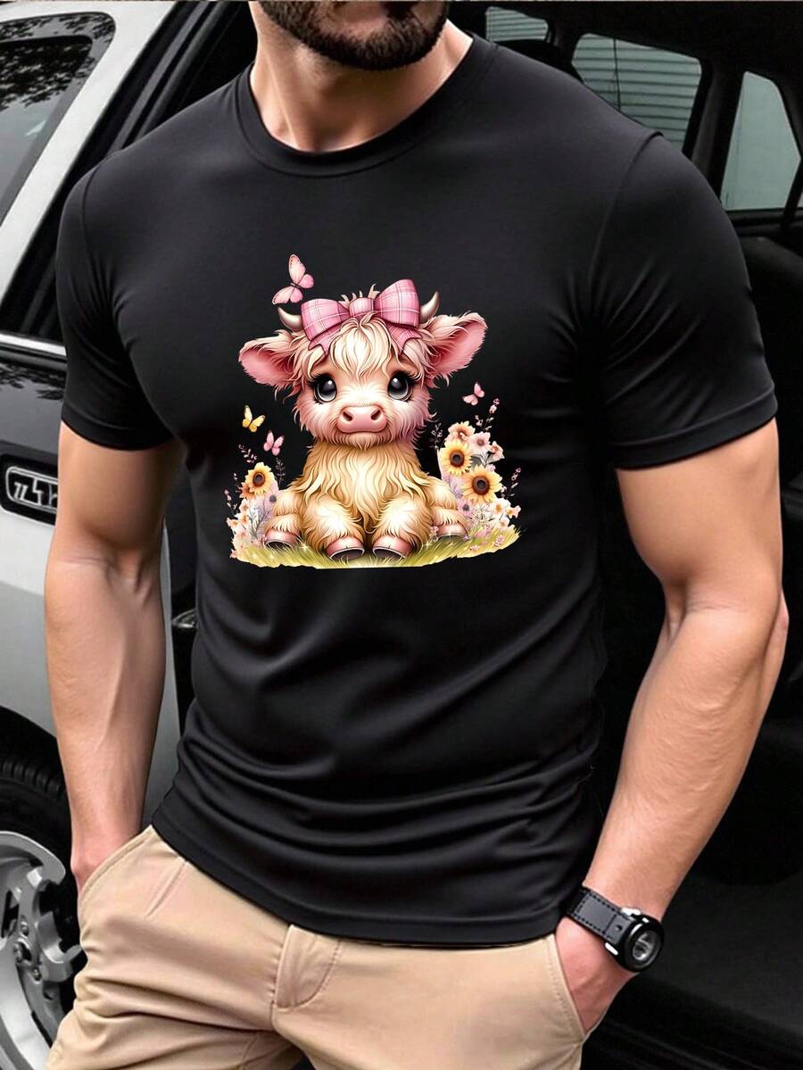 Men T-Shirts - Black - View 1