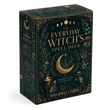 DECK MANTRA PENYIHIR SEHARI-HARI 100 Kartu Mantra untuk Cinta, Kebahagiaan, Kesuksesan, Penyembuhan, dan Lainnya Sihir Praktis Mantra yang Mudah Diikuti dengan Bahan dan Niat Deck Sihir Botanikal untuk Perawatan Diri Sehari-hari Mantra Bulan - Navy Blue - View 9
