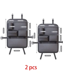 Car Seat Back Storage Bag Set, Car Seat Organizer, Multi-Functional Tissue Box, Rear Seat Storage Box - Thickened Compartment Design, Anti-Kick And Easy To Clean; Suitable For Road Trips And Daily Commute, Can Store Miscellaneous Items, Books And Snacks; Compatible With Various Sedan And SUV Models - Backrest Style - View 14