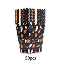 10/20/50Pcs Halloween Party Popcorn Boxes, Ghost Pumpkin Skull Bat Pattern Snack Containers, Disposable Candy Treat Boxes For Halloween Celebration, Trick Or Treat, Movie Night Party Decorations And Event Supplies - View 16