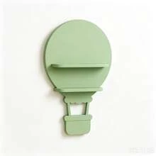 Hot Air Balloon Shaped Baby Room Double Layer Floating Wall Storage Shelf, Decorative Wall Display Rack For Storing Baby Supplies And Picture Books - Hot Air Balloon - View 15