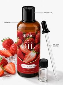 100ml/30ml Strawberry Scented Essential Oil, Long-Lasting Air Freshener Fragrance, Suitable For Making Aromatherapy And Using With Aromatherapy Diffusers - Strawberry Essential Oil - View 8