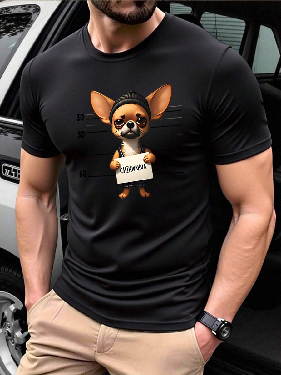 Camisetas de hombre - Negro - Ver 1