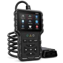 V510 OBD2 Car Diagnostic Scanner Professional Engine Fault Code Reader Live Data OBDII Scan Tool - Black - View 10