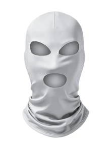 1pc Solid Color Universal 3-Hole Breathable Balaclava Head Mask, Seamless Sun Protection Head Cover, Suitable For Outdoor Sun Protection, Quick-Drying, Cycling, Hiking, Skiing, Running, Fishing, Climbing And Other Outdoor Activities - Multicolor - View 12