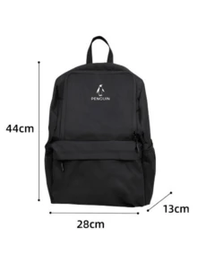 CAMEL CROWN Unisex Backpack For Men Women, Travel Daypack Laptop Bag School Backpack - Phantom Black - View 3