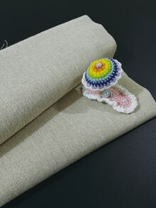 50*150cm Faux Linen Fabric, Breathable And Easy To Care, Available In White, Black, And Beige. Suitable For Tablecloths, Curtains, Throw Pillows, Upholstery And Clothing Making, For DIY Crafts, Party Decor And Home Decoration - 50*150cm Faux Linen Fabric - View 5