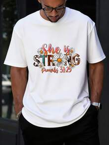 Men T-Shirts - 白色 - 查看 3