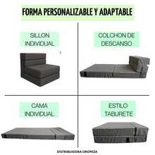 Futons - Grigio - Visualizzare 3