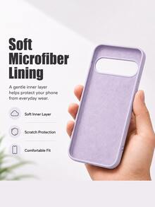 VOUVI Casing Ponsel Lembut Anti Guncangan Populer yang Kompatibel dengan Google Pixel 10 9 8 7 6 Pro XL dengan Lapisan Mikrofiber, Kompatibel dengan 8a 7a 6a, Casing Warna Solid Antik, Pelindung Ponsel Tahan Ledakan - putih pucat - View 6