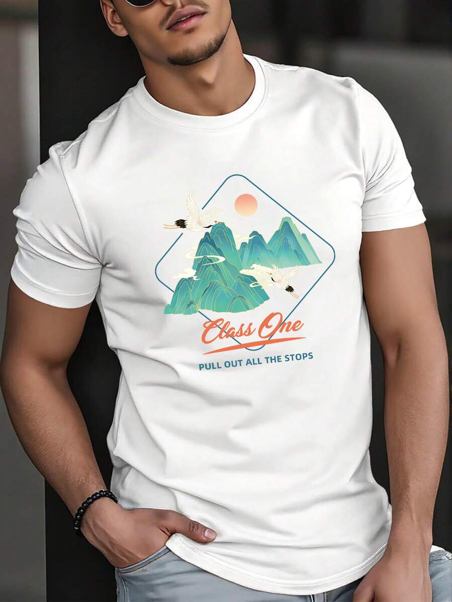 Men T-Shirts - Putih - View 1
